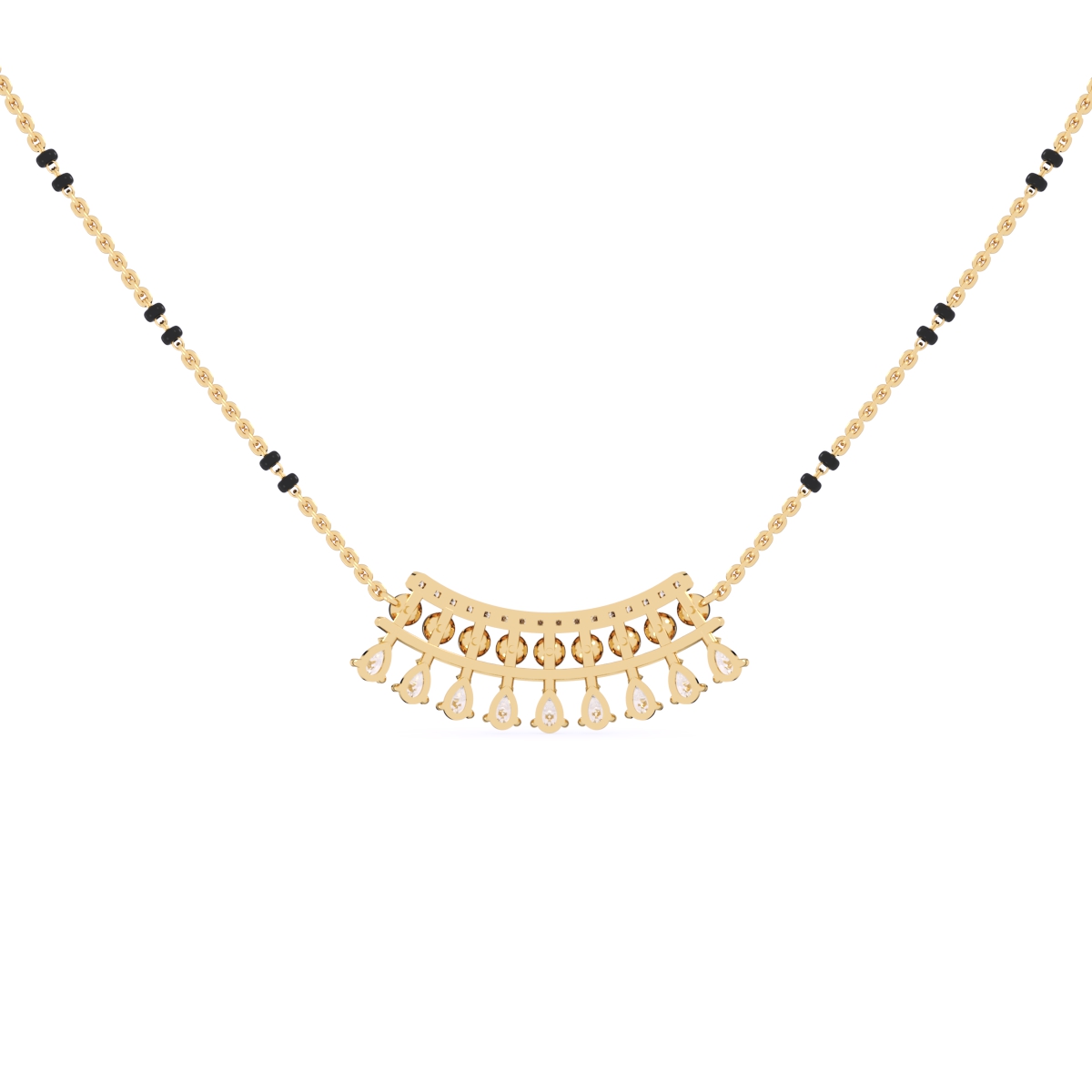 Stylish Cluster Lab Grown Mangalsutra